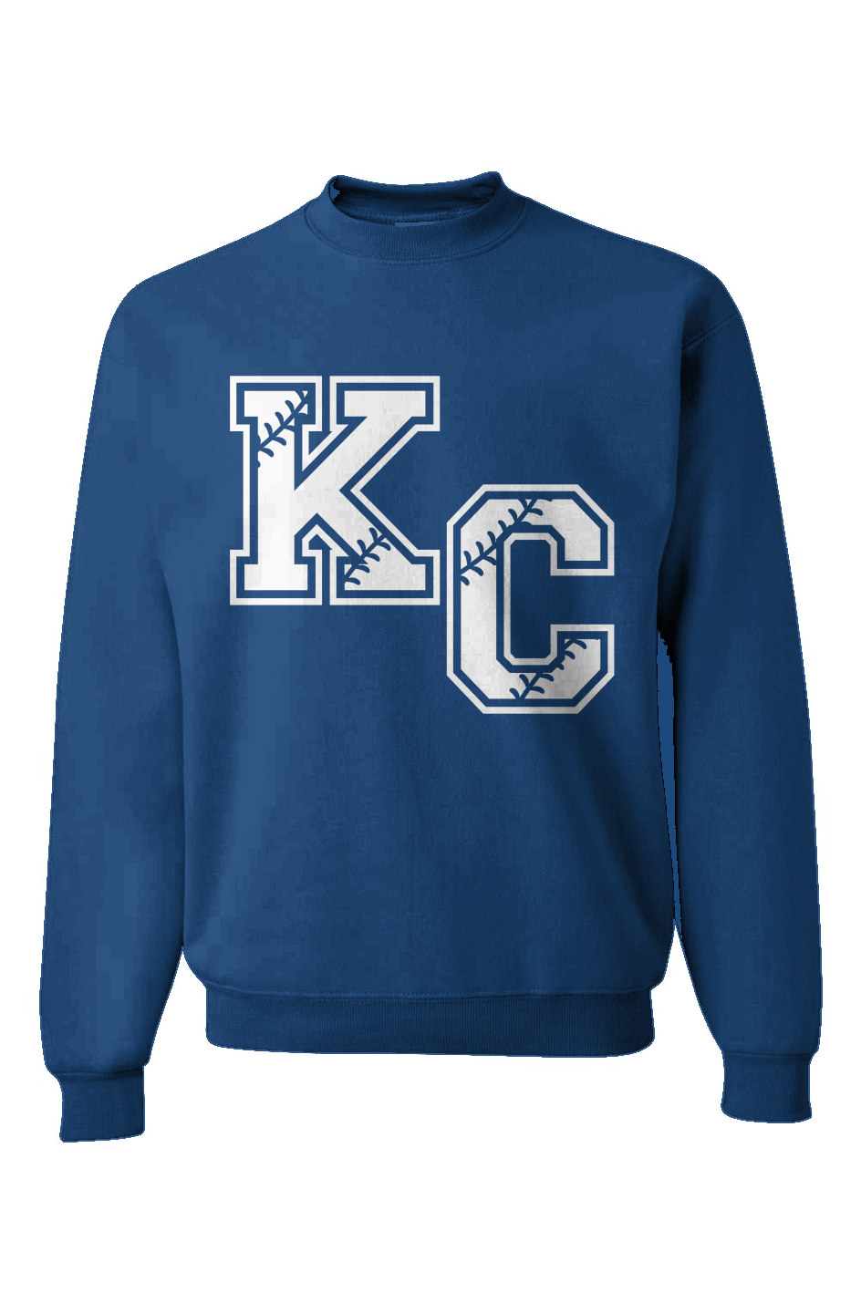 KC Baseball Royal and White