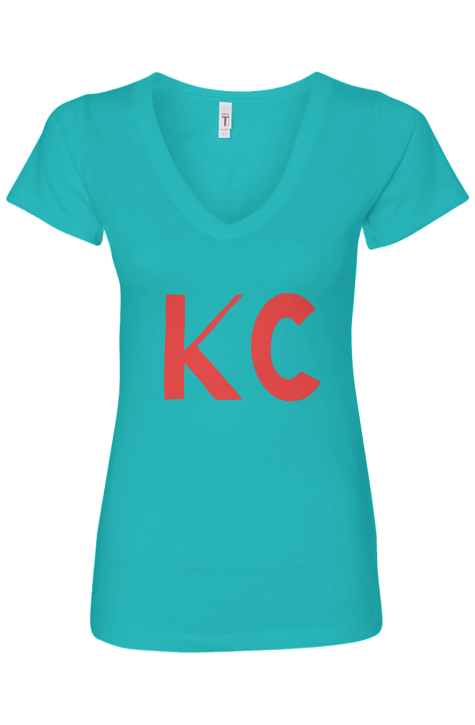 Teal and Red Women&amp;#39;s KC T shirt