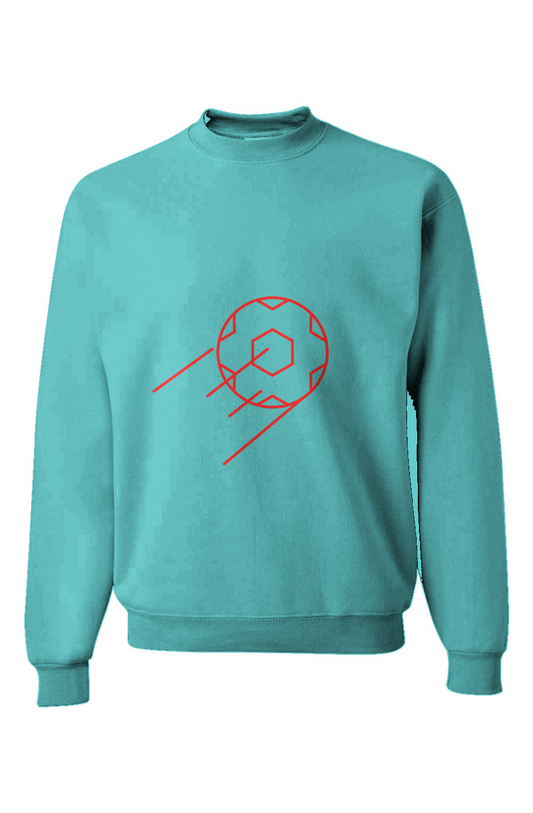 Teal and Red Soccer Sweatshirt