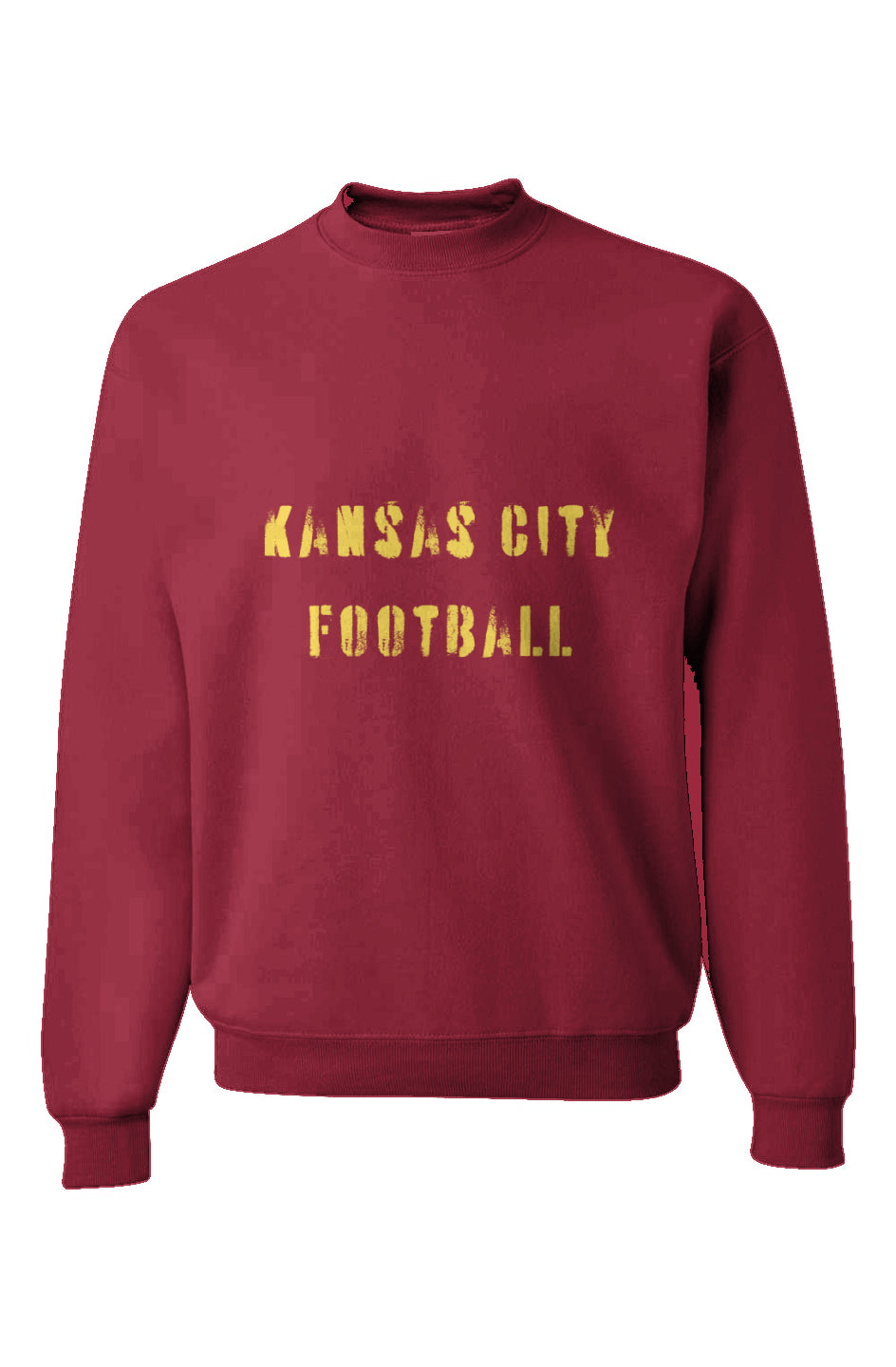 KC Football Red and Gold Unisex Sweatshirt